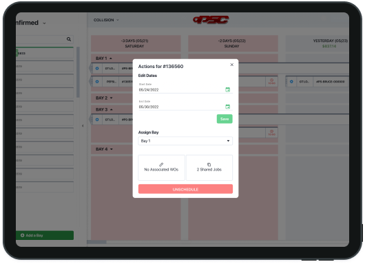 PSC Scheduler screenshot